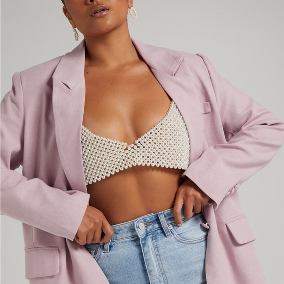 Showpo Peggy Pearl Crop Top - Picture 5 of 7